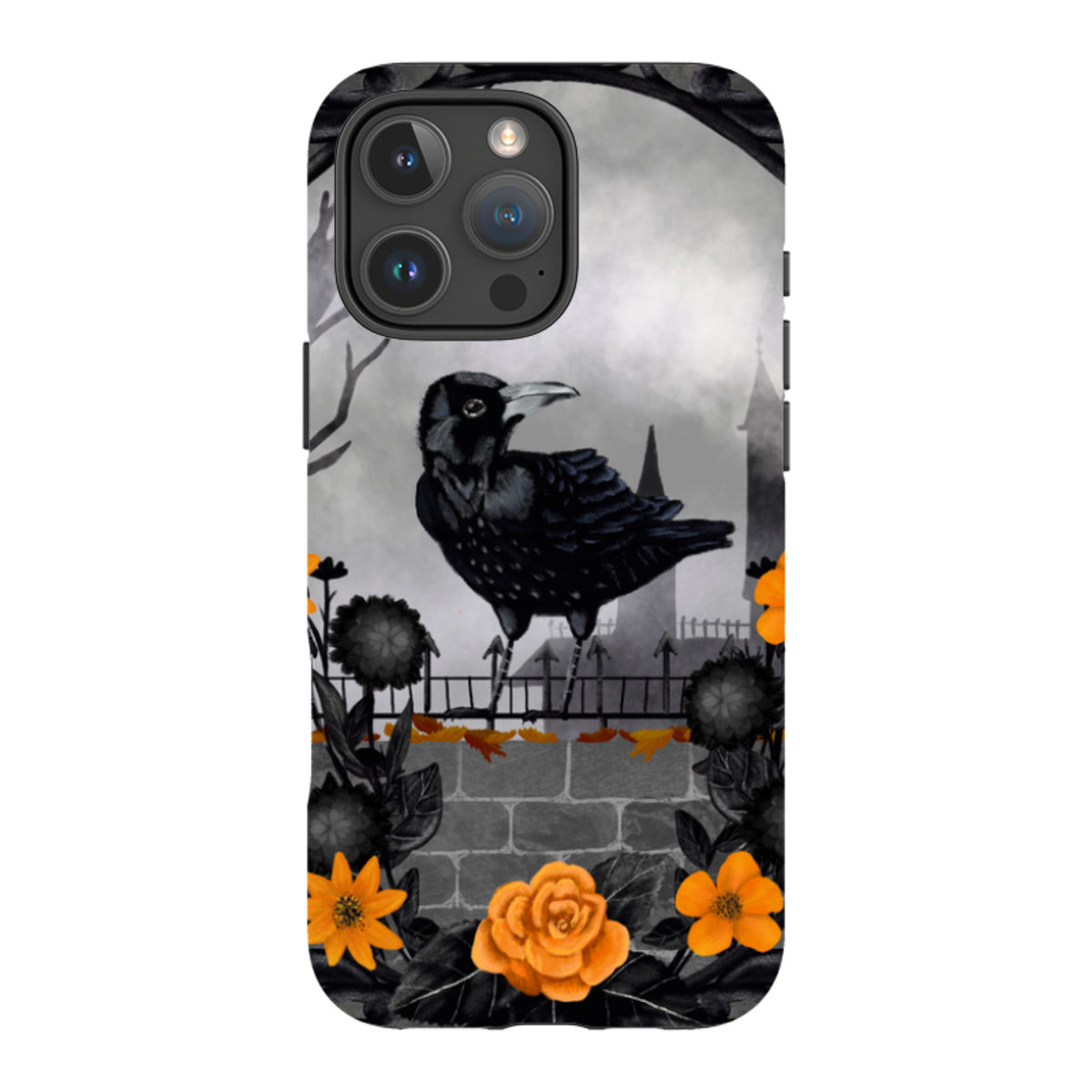 iPhone MagSafe Tough Case - Gothic Crow By Abby Jacobs