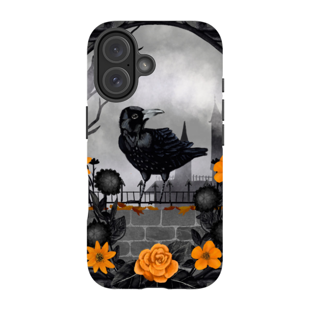 iPhone MagSafe Tough Case - Gothic Crow By Abby Jacobs