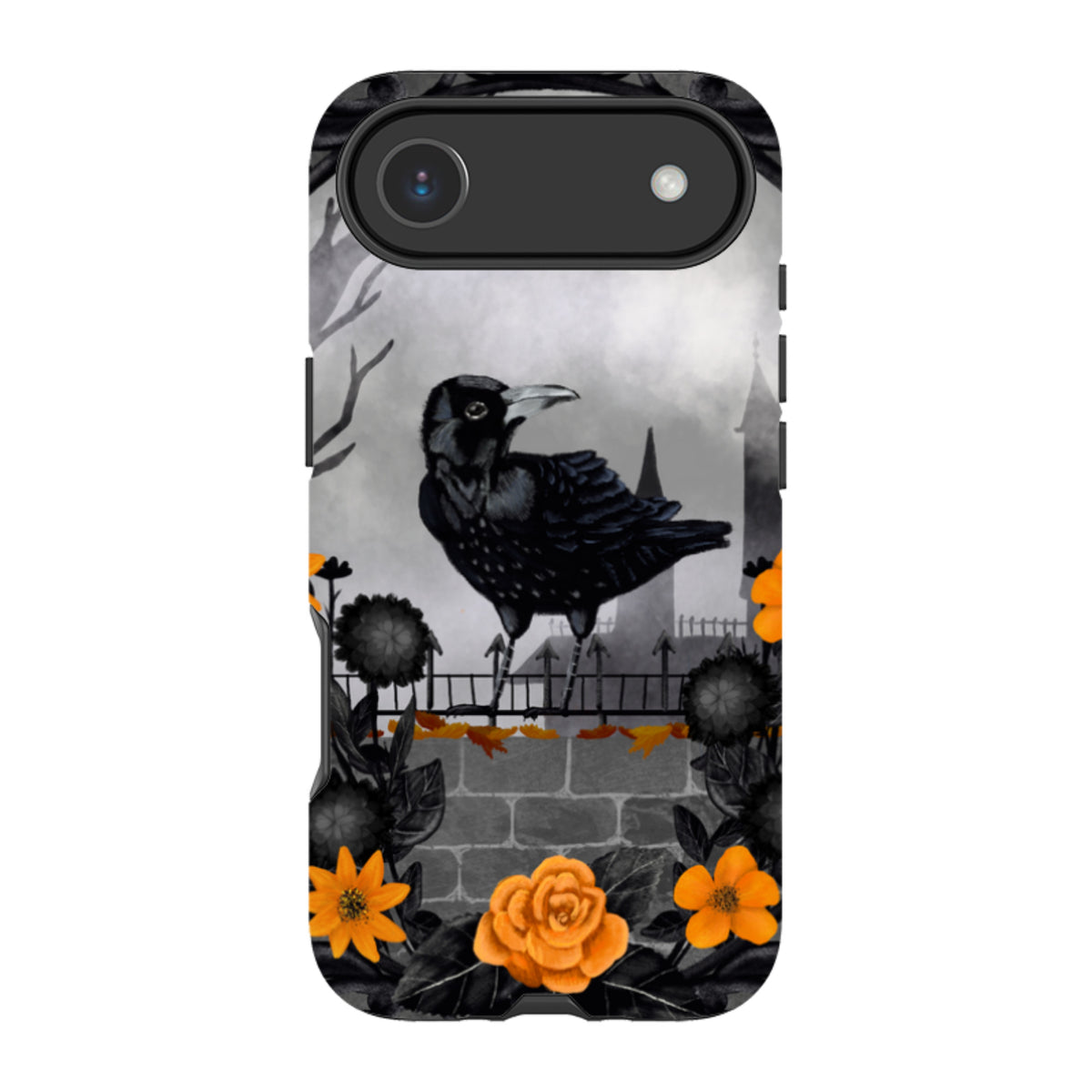 iPhone MagSafe Tough Case - Gothic Crow By Abby Jacobs