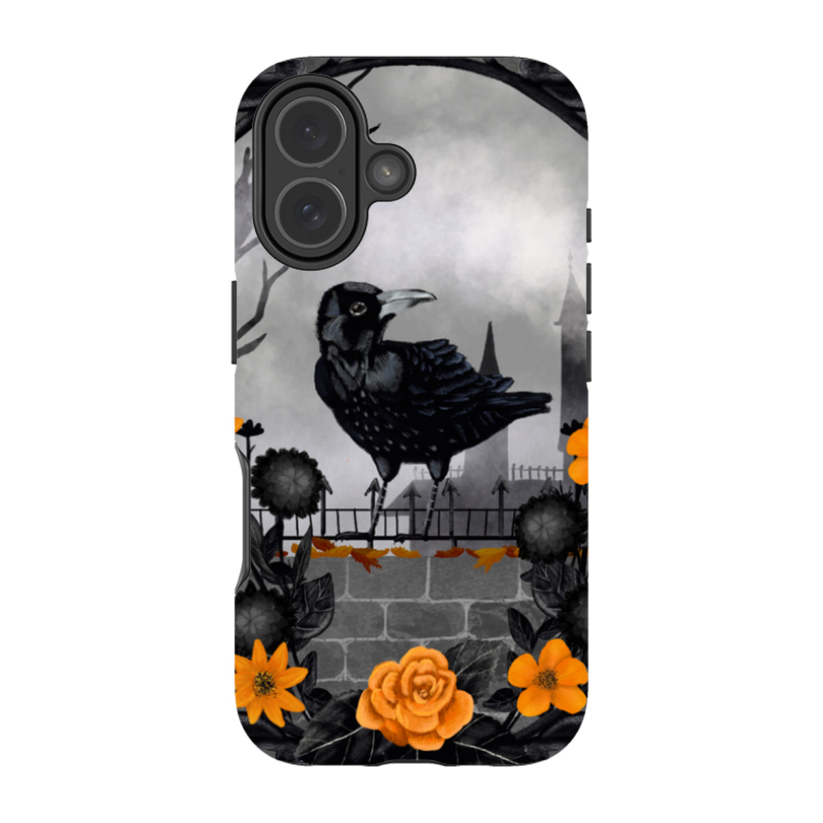 iPhone MagSafe Tough Case - Gothic Crow By Abby Jacobs