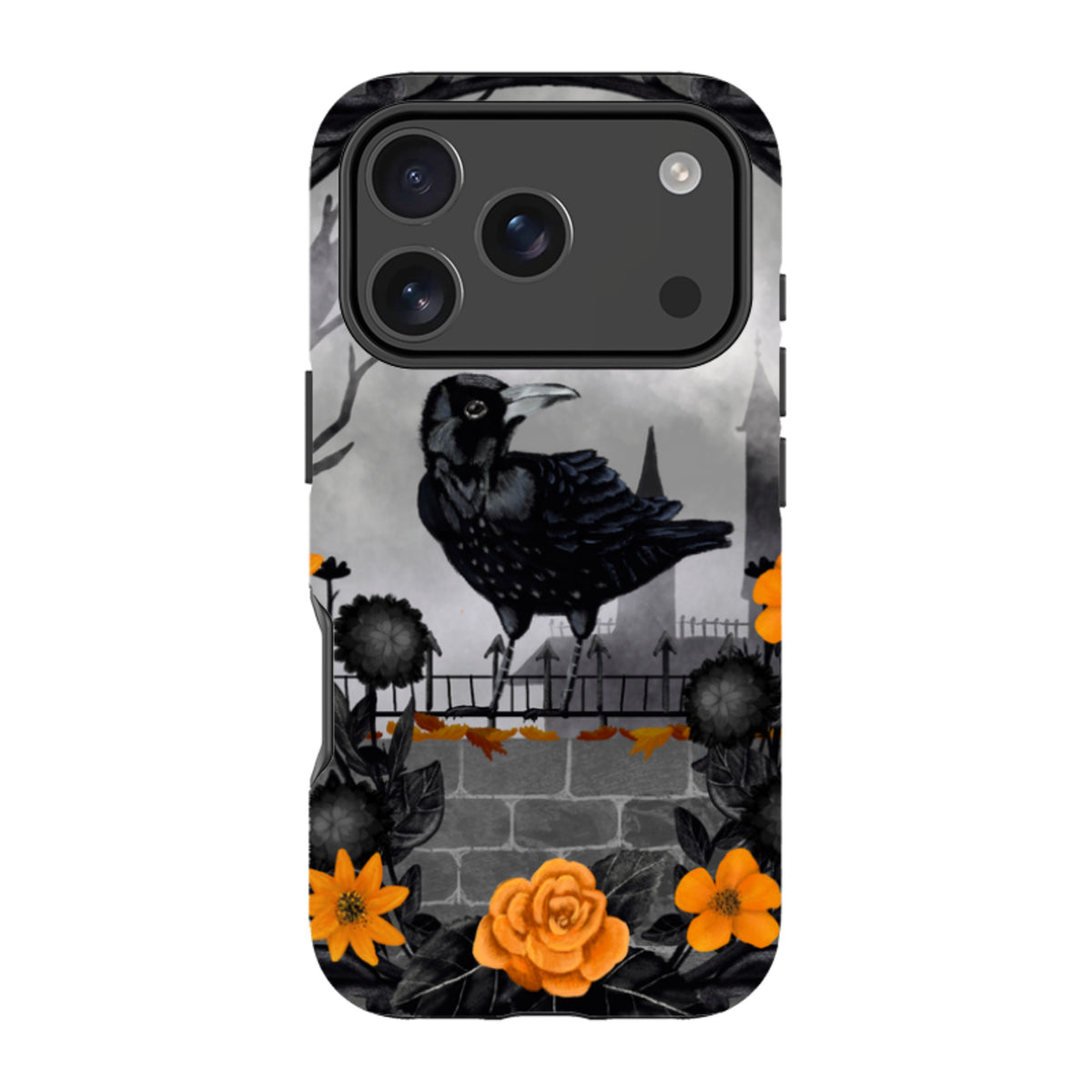 iPhone MagSafe Tough Case - Gothic Crow By Abby Jacobs