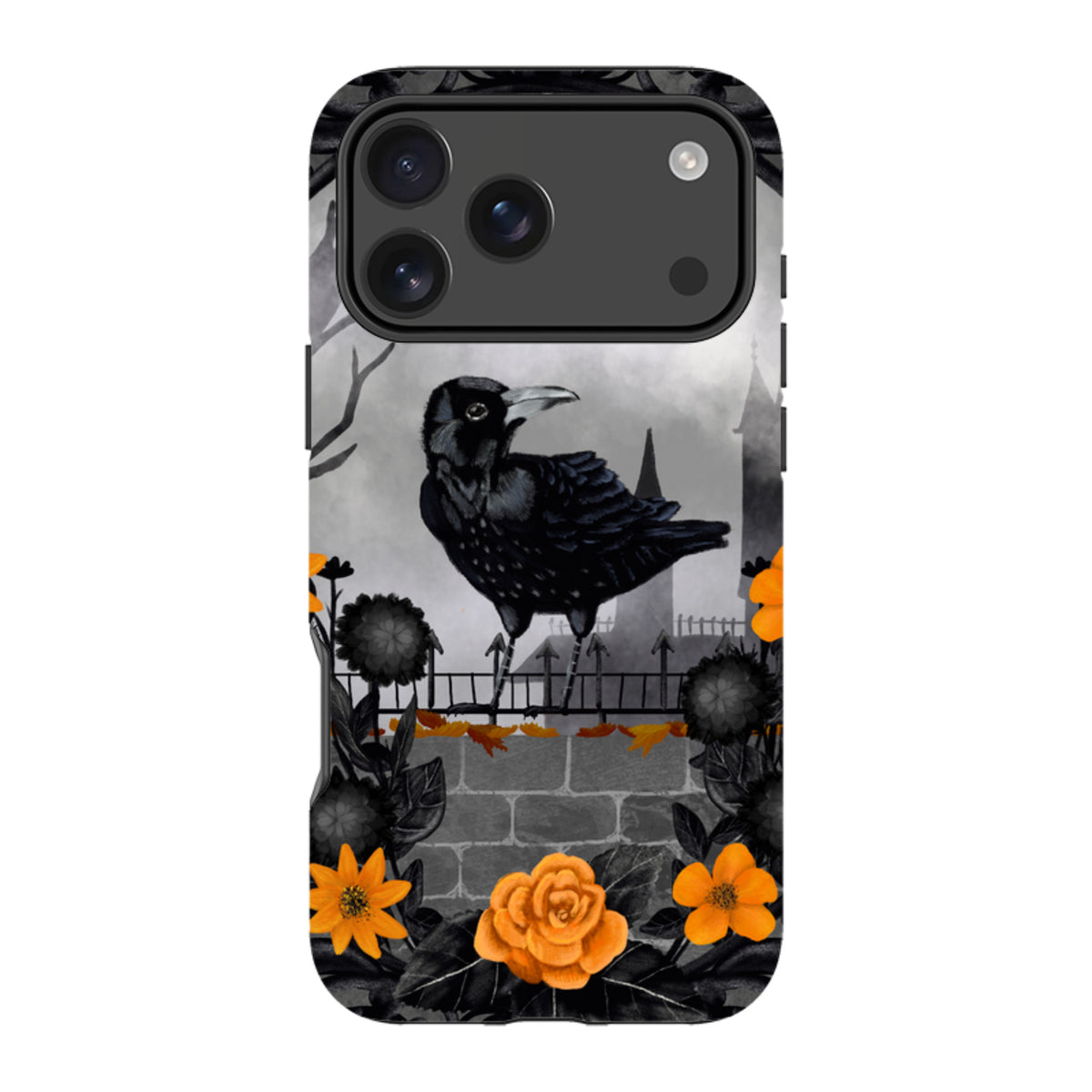 iPhone MagSafe Tough Case - Gothic Crow By Abby Jacobs