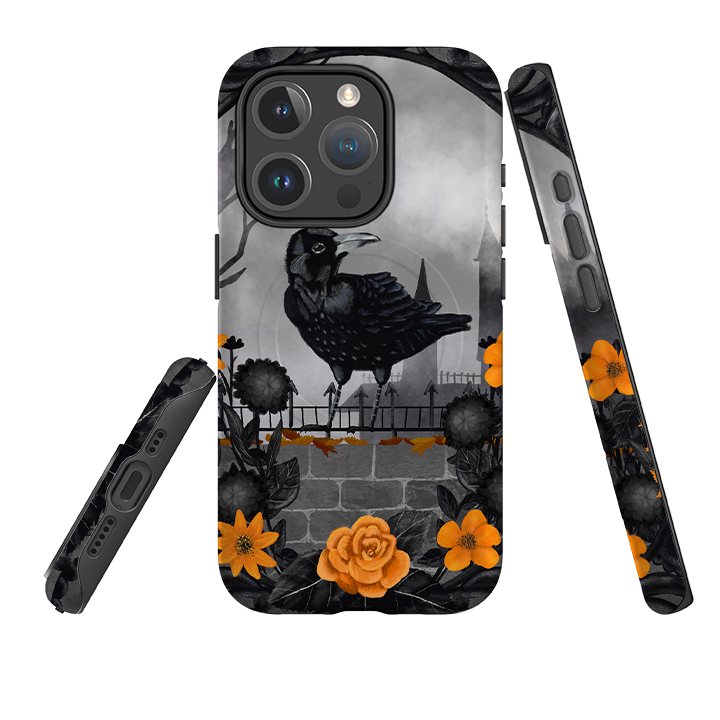 iPhone MagSafe Tough Case - Gothic Crow By Abby Jacobs