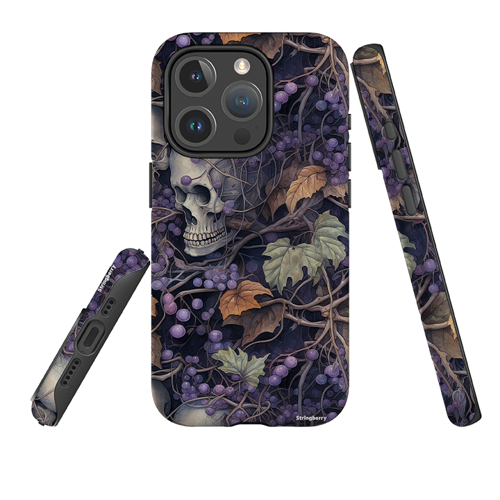 iPhone MagSafe Tough Case - Grape Skull