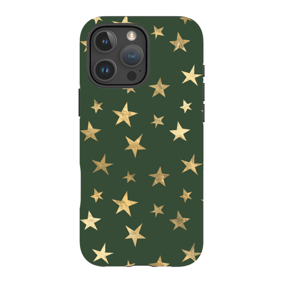 iPhone MagSafe Tough Case - Green and Gold Stars