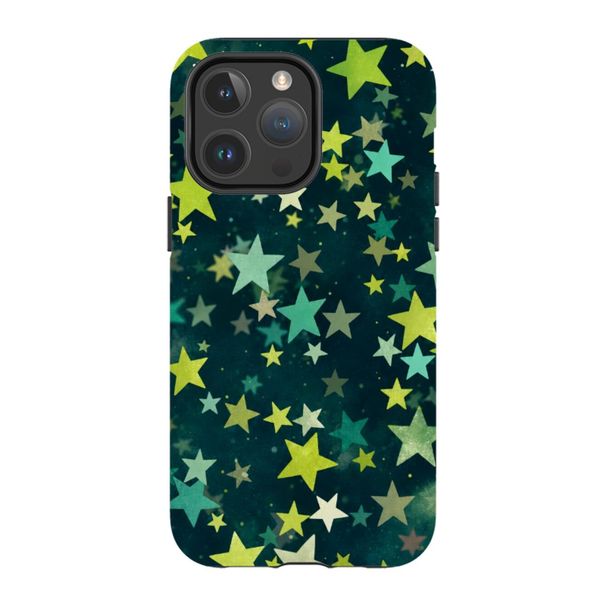 iPhone MagSafe Tough Case - Green Galaxy Star