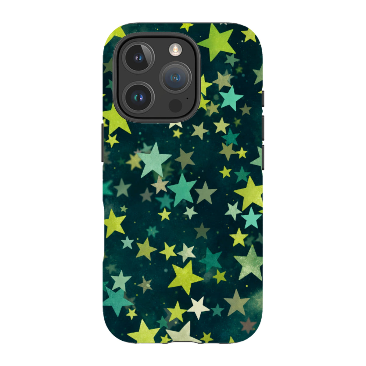iPhone MagSafe Tough Case - Green Galaxy Star