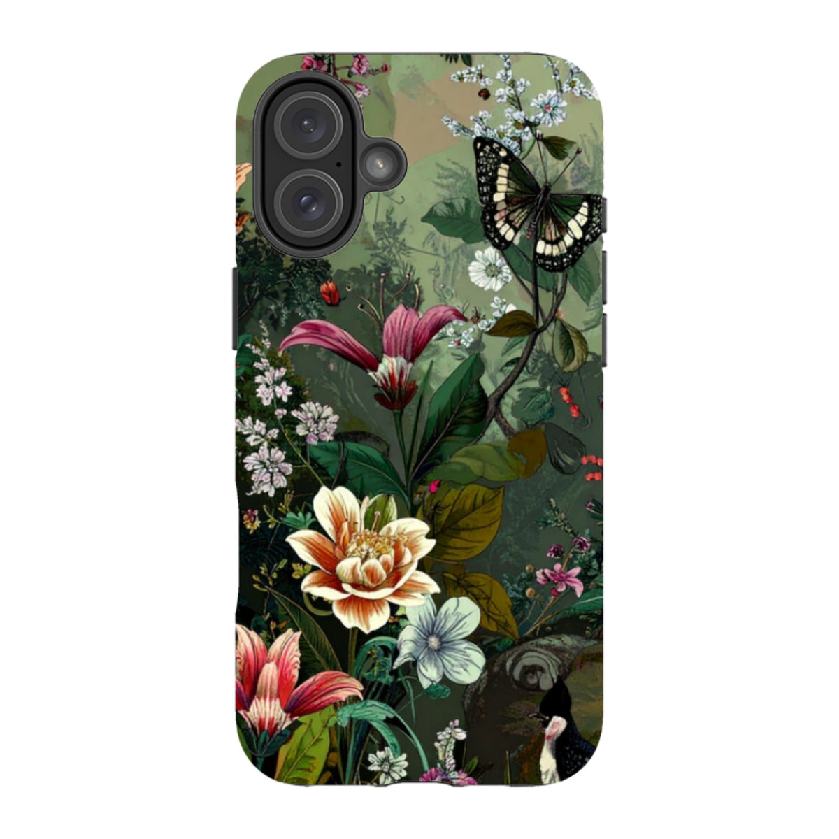 iPhone MagSafe Tough Case - Green Vyne Butterfly