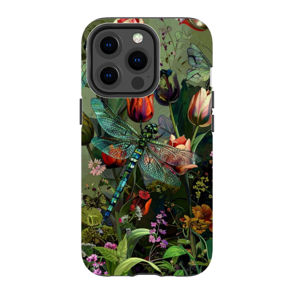 iPhone MagSafe Tough Case - Green Vyne Dragonfly