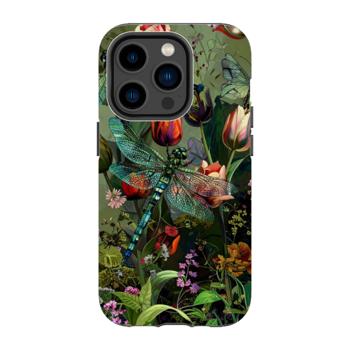 iPhone MagSafe Tough Case - Green Vyne Dragonfly