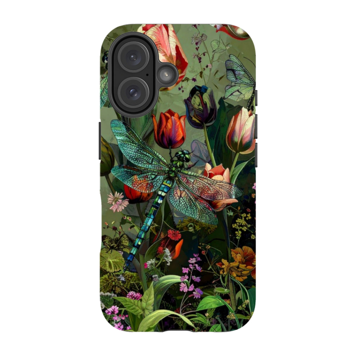 iPhone MagSafe Tough Case - Green Vyne Dragonfly