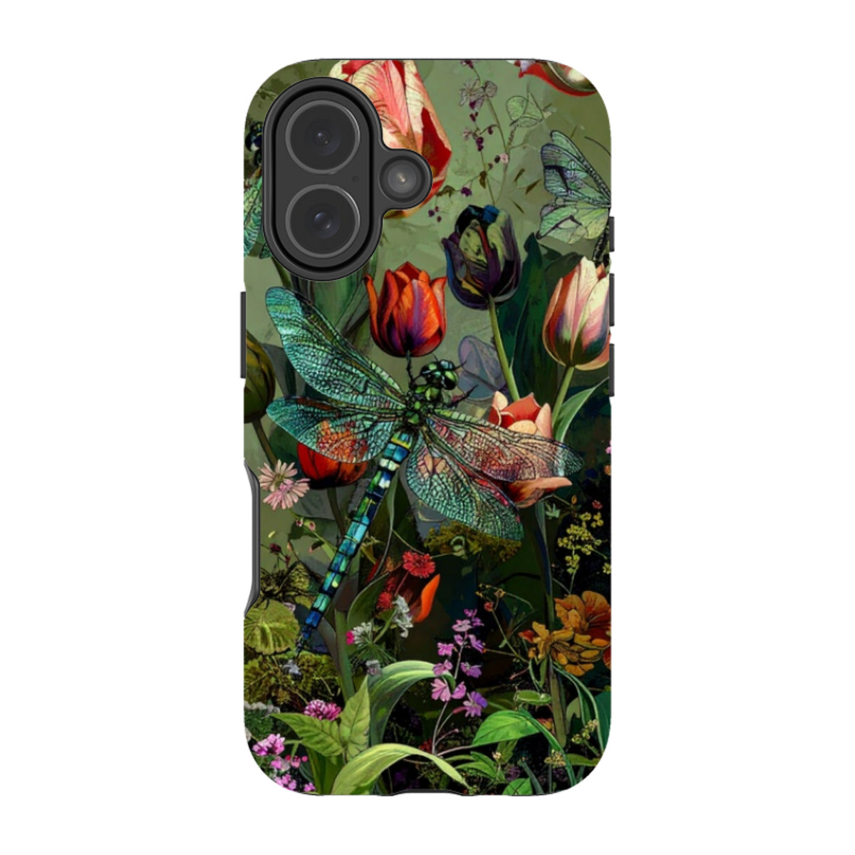 iPhone MagSafe Tough Case - Green Vyne Dragonfly
