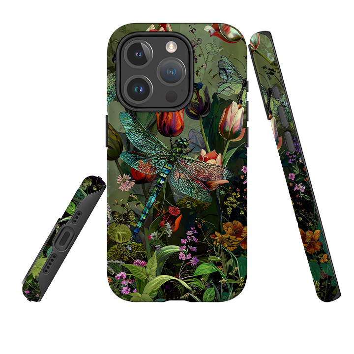 iPhone MagSafe Tough Case - Green Vyne Dragonfly