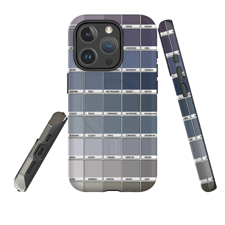 iPhone MagSafe Tough Case – Grey Chromology By Kitty Joseph