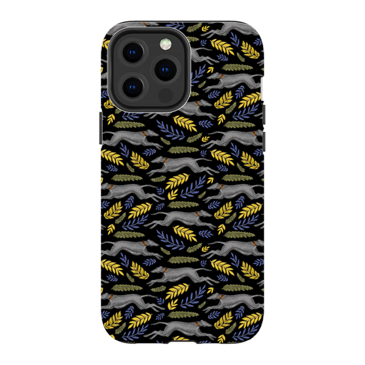 iPhone MagSafe Tough Case -  Greyhound Pattern By Catherine Rowe