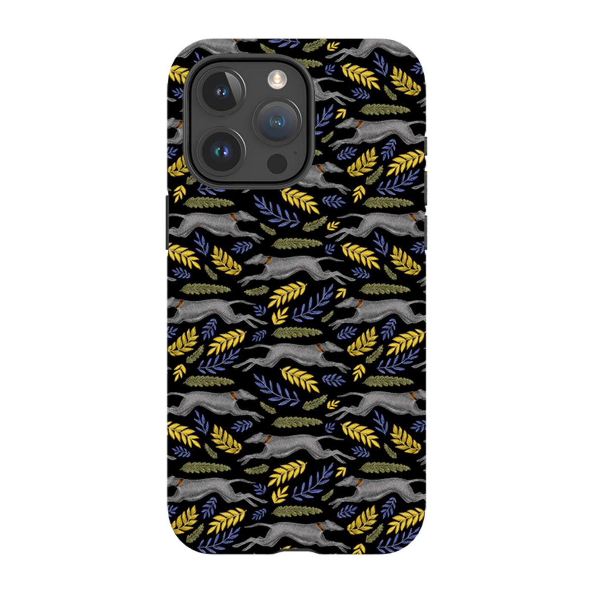 iPhone MagSafe Tough Case -  Greyhound Pattern By Catherine Rowe