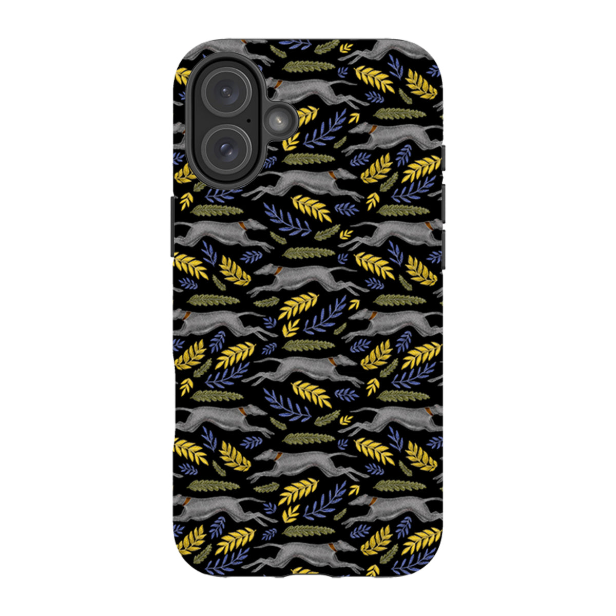 iPhone MagSafe Tough Case -  Greyhound Pattern By Catherine Rowe