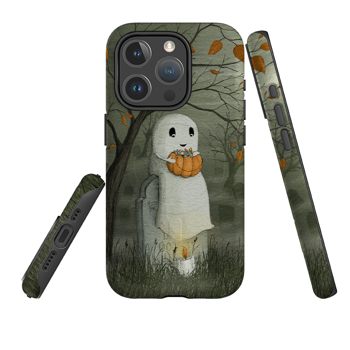 iPhone MagSafe Tough Case - Halloween Ghost By Maja Lindberg