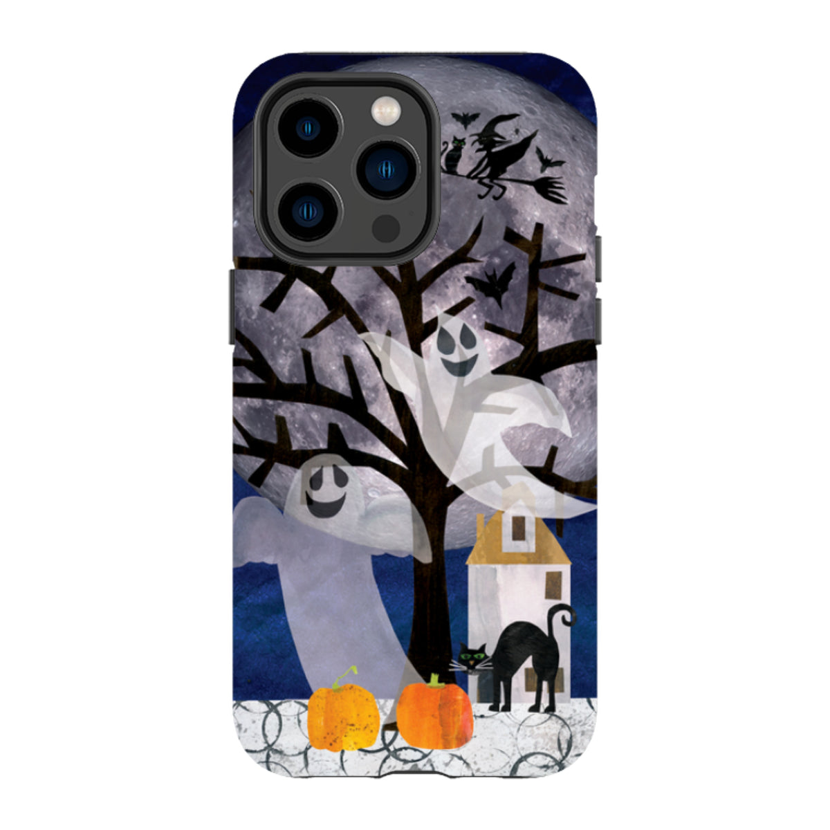 iPhone MagSafe Tough Case - Halloween Moon By Tracey English