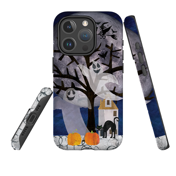 iPhone MagSafe Tough Case - Halloween Moon By Tracey English