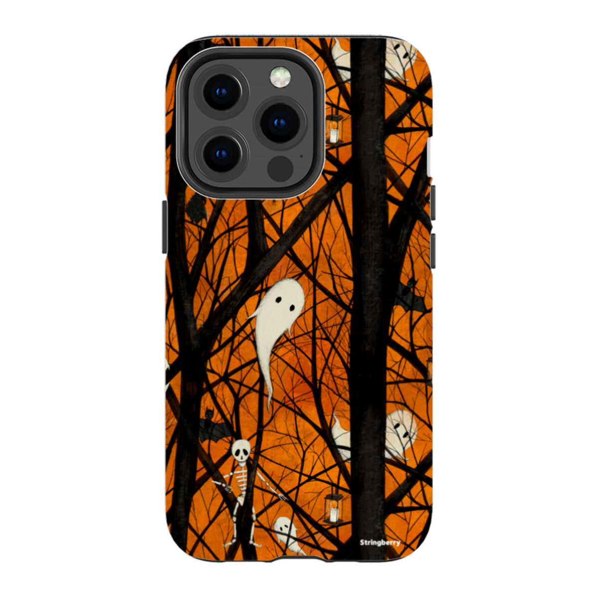 iPhone MagSafe Tough Case - Halloween Pattern By Maja Lindberg