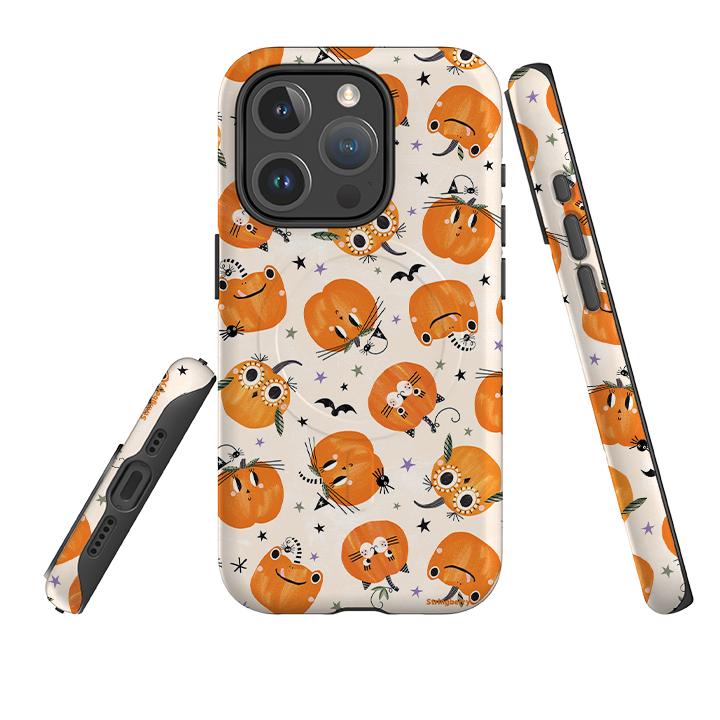 iPhone MagSafe Tough Case -  Halloween Pumpkin Light By Ali Brookes