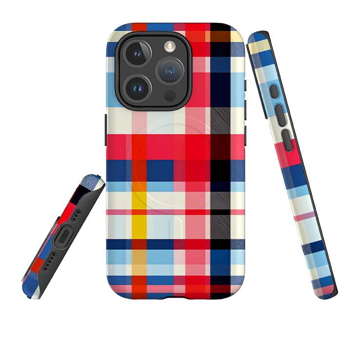 iPhone MagSafe Tough Case - Hampstead Gingham