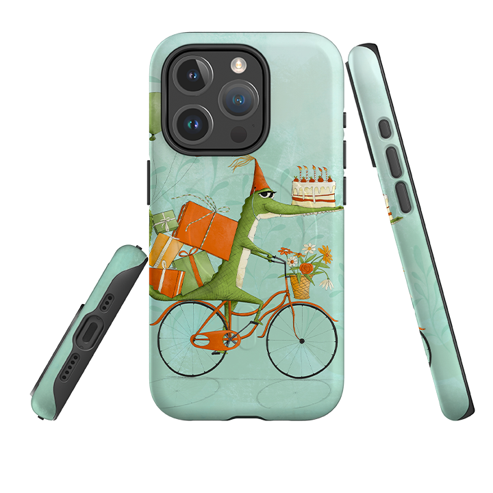 iPhone MagSafe Tough Case - Happy Croc By Maja Lindberg