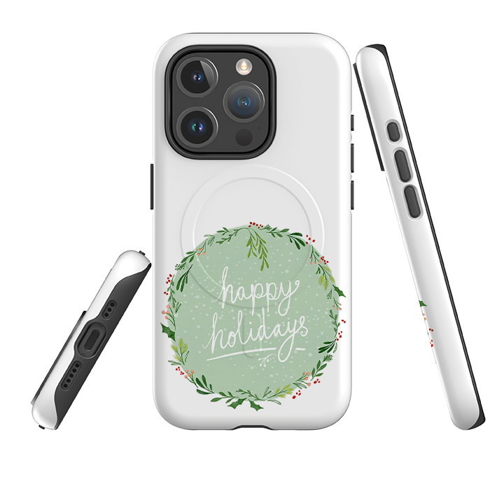 iPhone MagSafe Tough Case -  Happy Holidays By Katherine Quinn