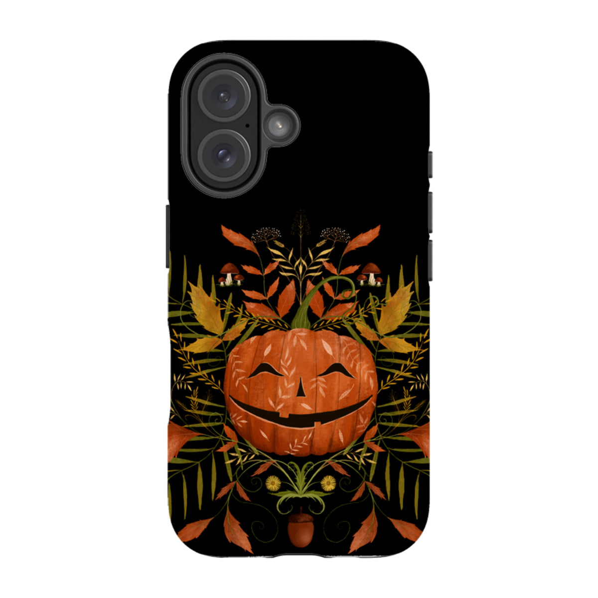 iPhone MagSafe Tough Case - Happy Pumpkin By Maja Lindberg