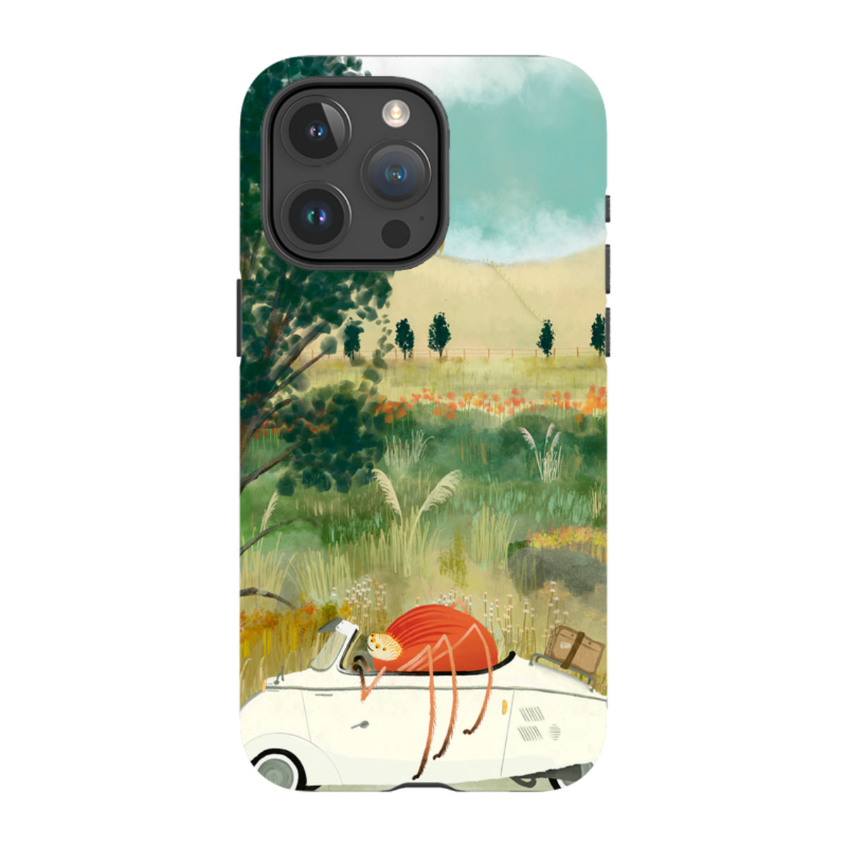 iPhone MagSafe Tough Case -  Happy Travels By Katherine Quinn