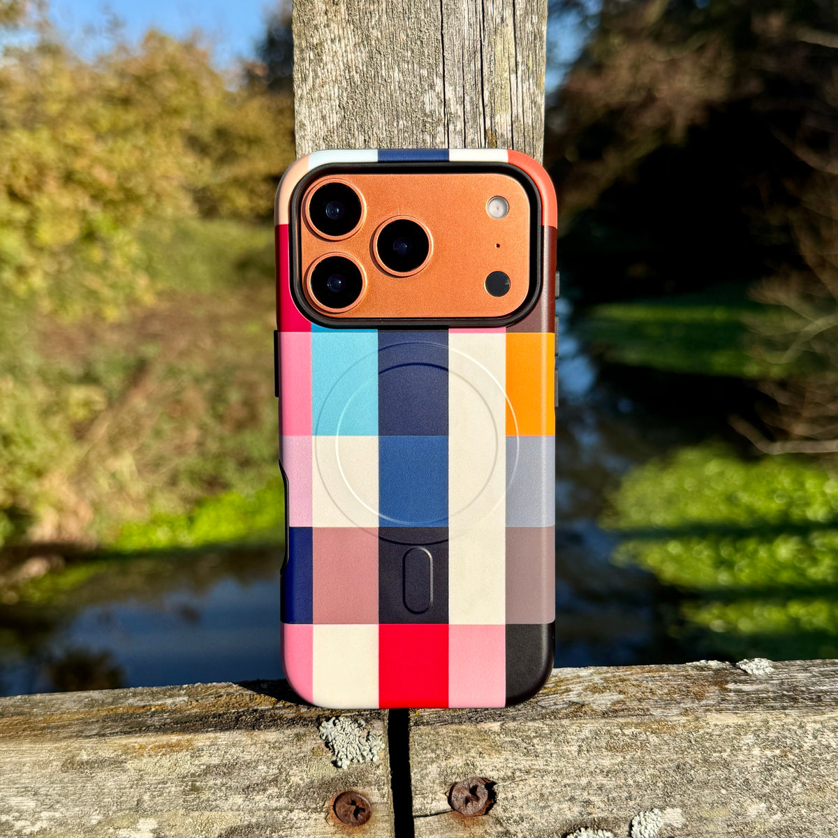 iPhone MagSafe Tough Case - Harbour Gingham