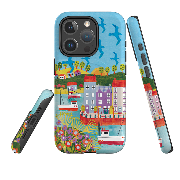 iPhone MagSafe Tough Case - Harbour Side By Tracey English