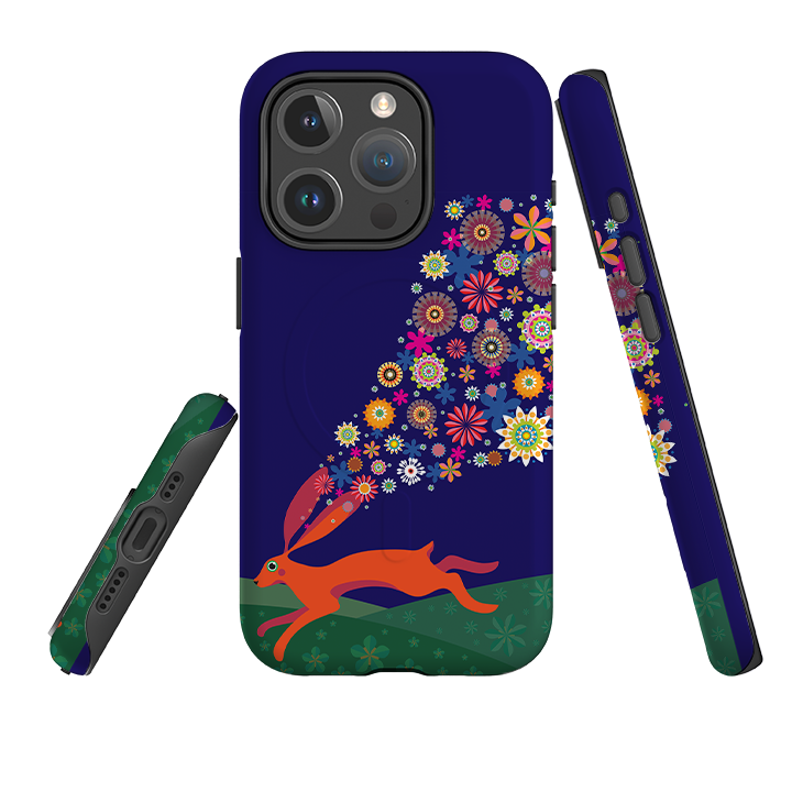 iPhone MagSafe Tough Case -  Hare Magic By Patternista