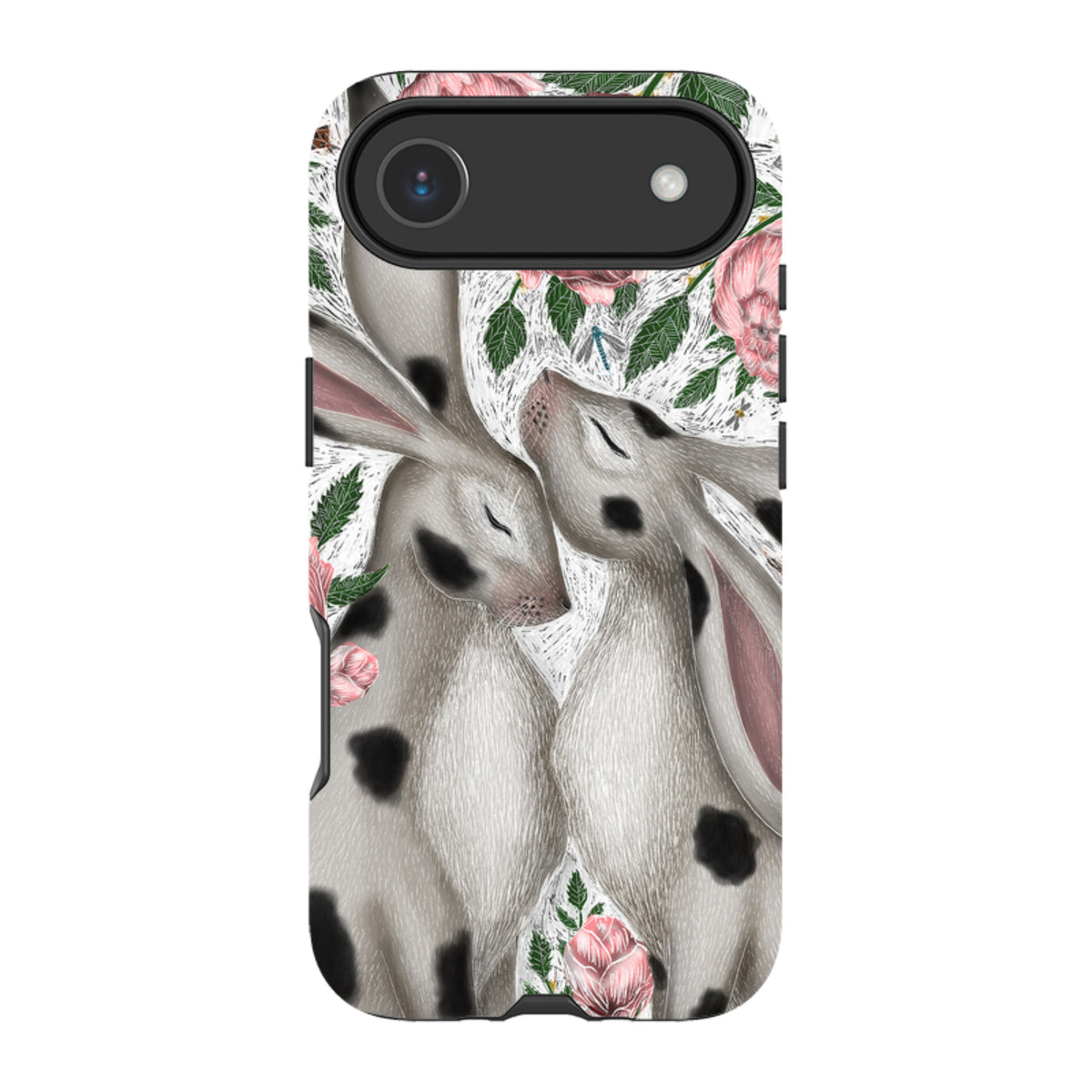 iPhone MagSafe Tough Case -  Hares and Peonies By Catherine Rowe