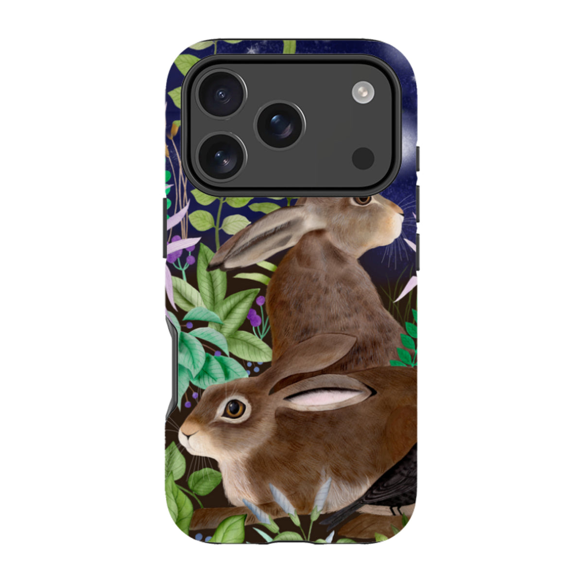 iPhone MagSafe Tough Case - Hares By Bex Parkin