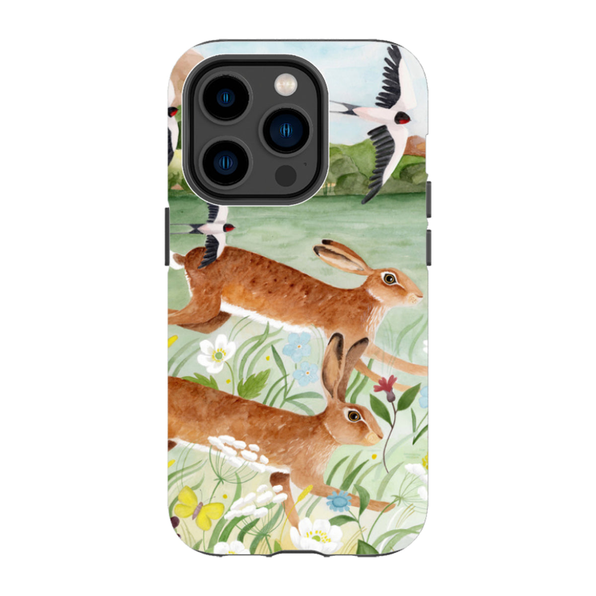 iPhone MagSafe Tough Case - Hares By Bex Parkin