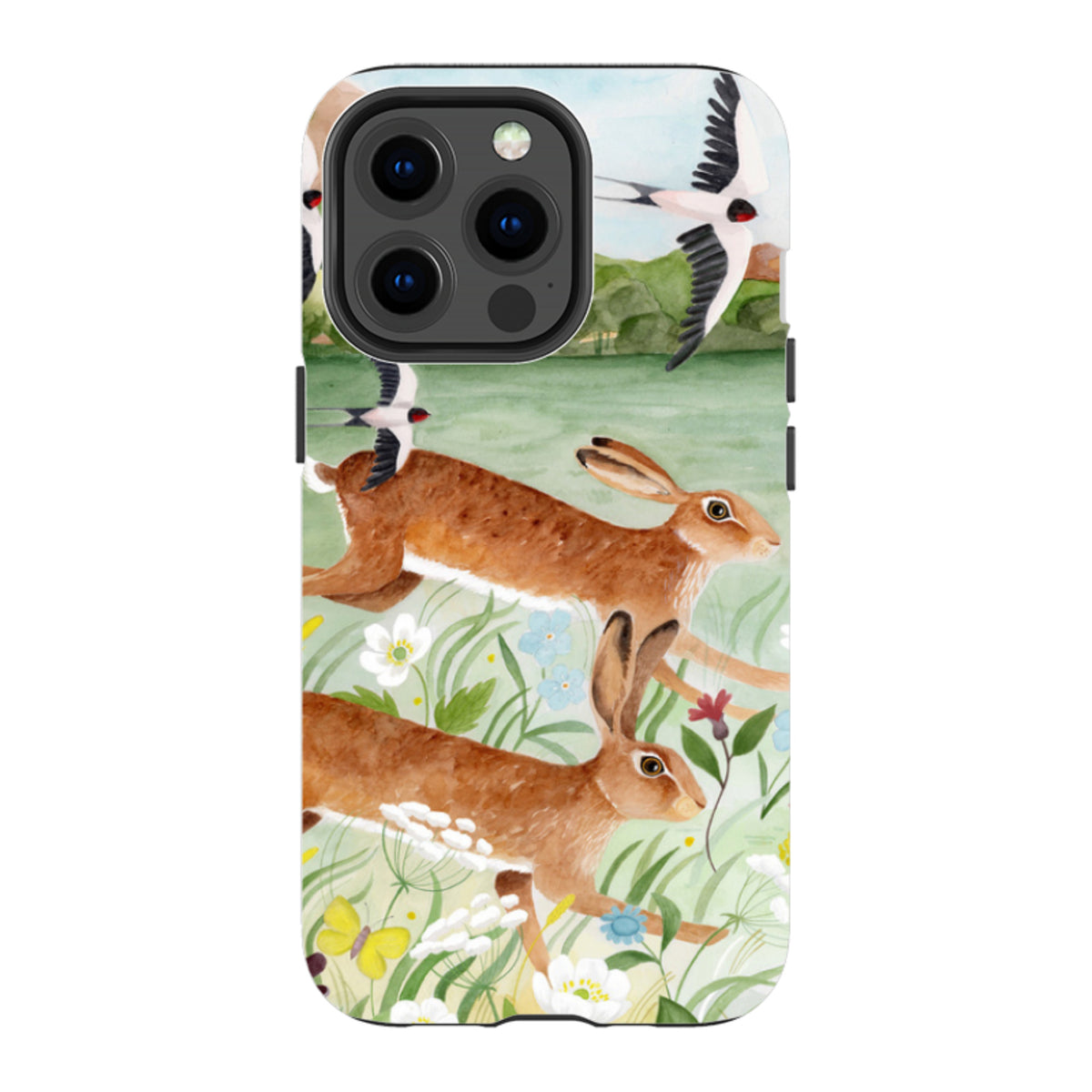 iPhone MagSafe Tough Case - Hares By Bex Parkin