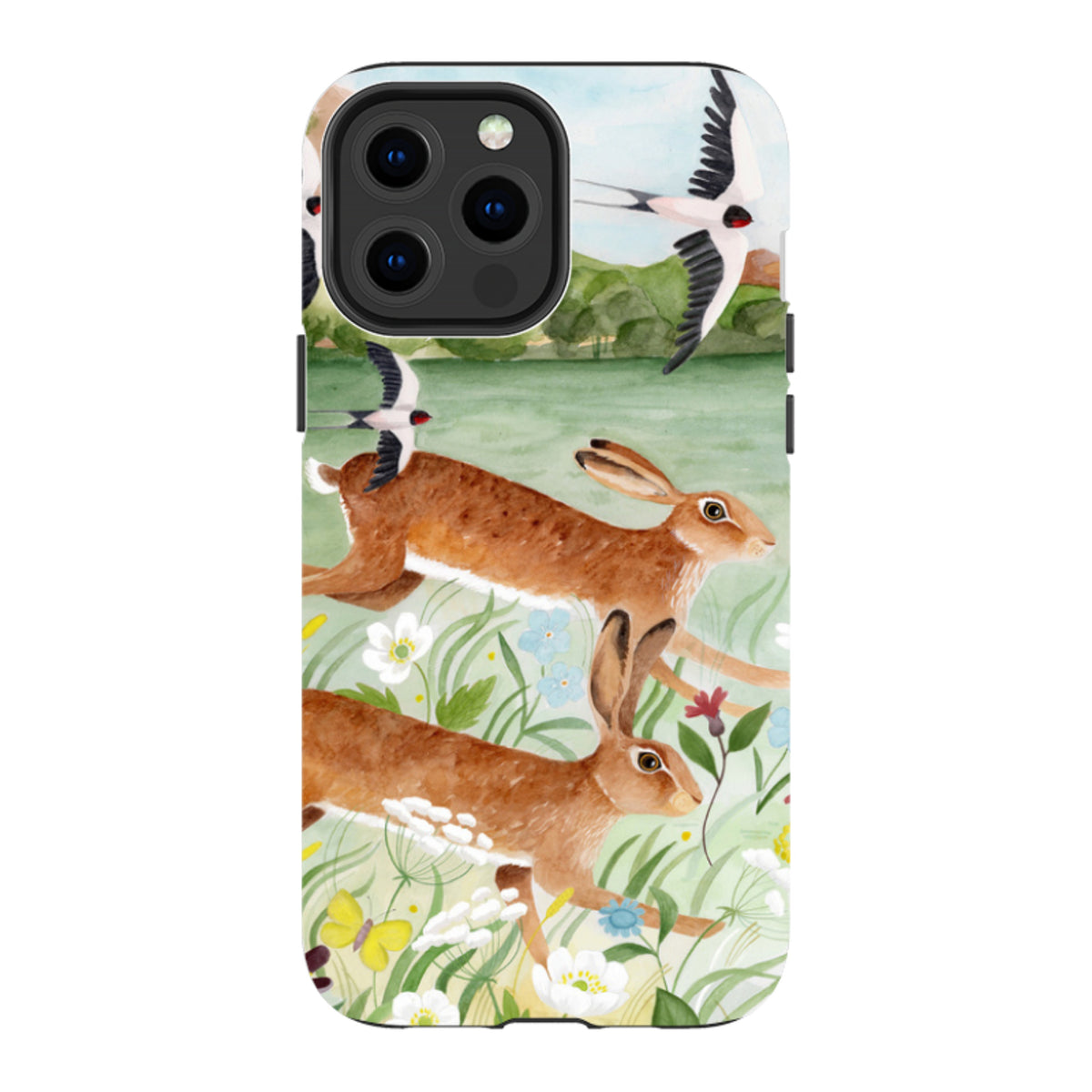 iPhone MagSafe Tough Case - Hares By Bex Parkin