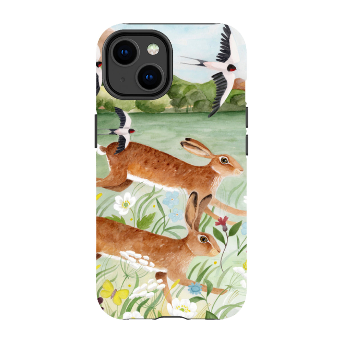 iPhone MagSafe Tough Case - Hares By Bex Parkin