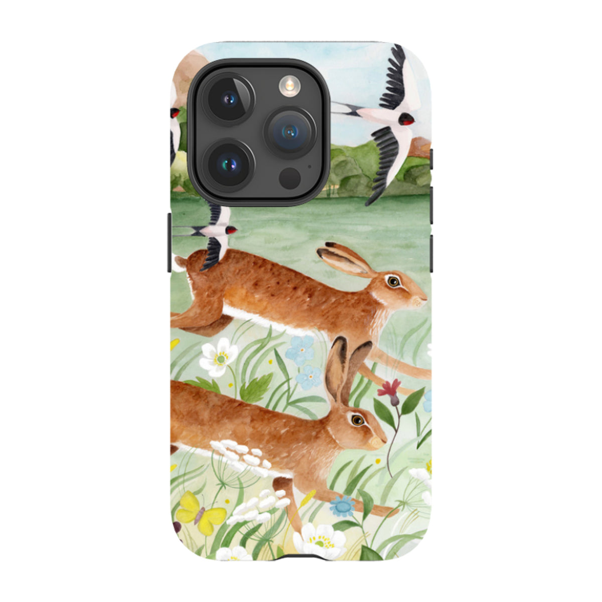 iPhone MagSafe Tough Case - Hares By Bex Parkin