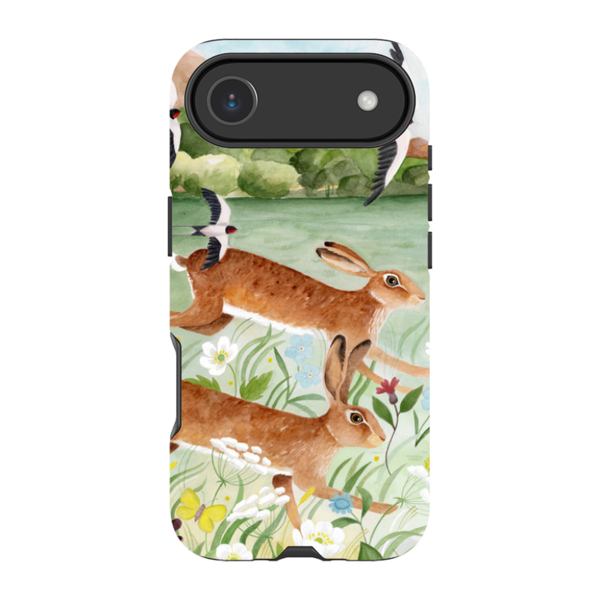 iPhone MagSafe Tough Case - Hares By Bex Parkin