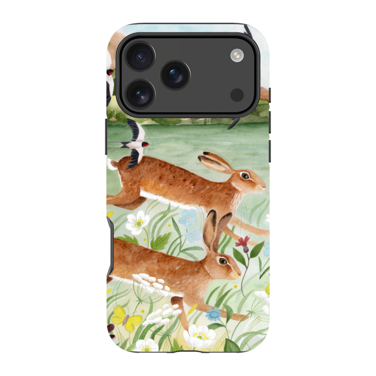 iPhone MagSafe Tough Case - Hares By Bex Parkin