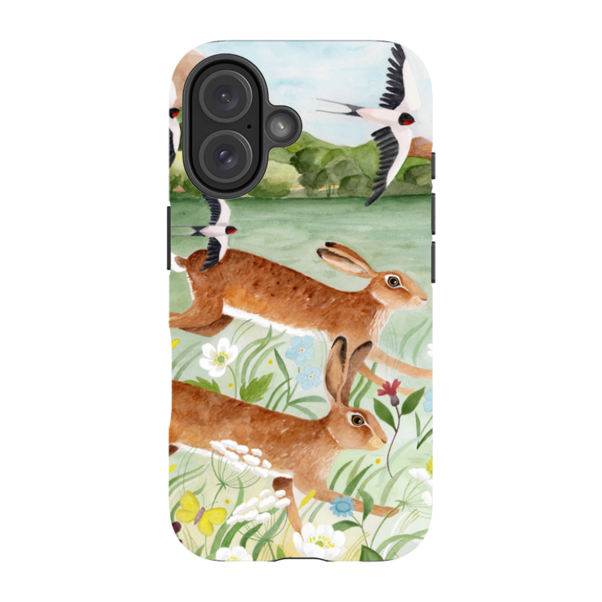 iPhone MagSafe Tough Case - Hares By Bex Parkin