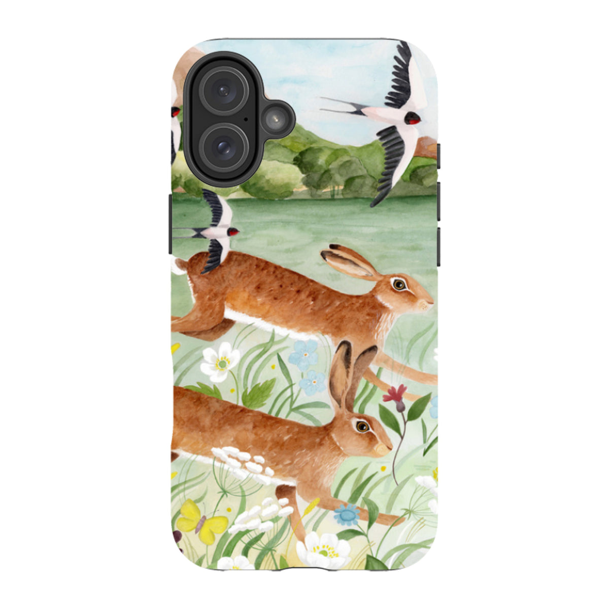 iPhone MagSafe Tough Case - Hares By Bex Parkin