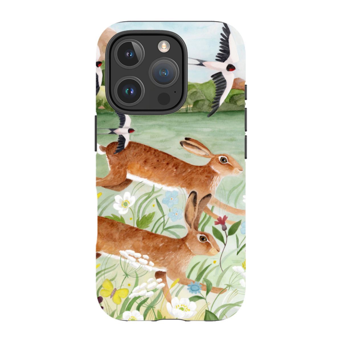 iPhone MagSafe Tough Case - Hares By Bex Parkin