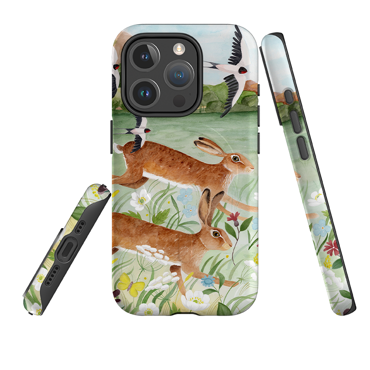 iPhone MagSafe Tough Case - Hares By Bex Parkin