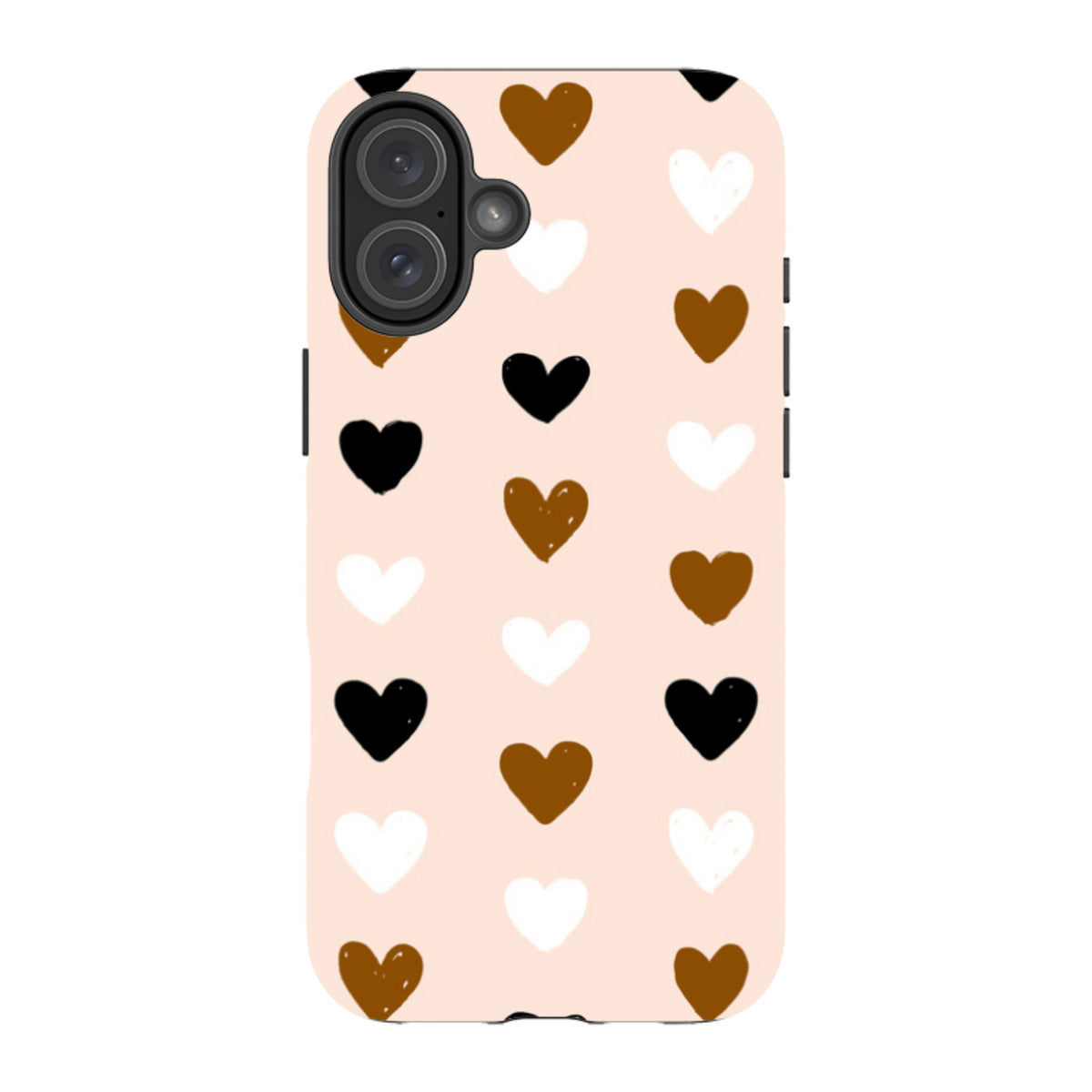 iPhone MagSafe Tough Case -  Hearts Pale
