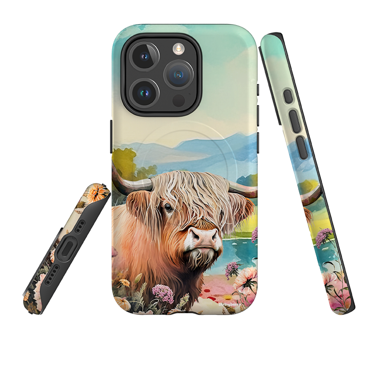 iPhone MagSafe Tough Case - Highland Cow I