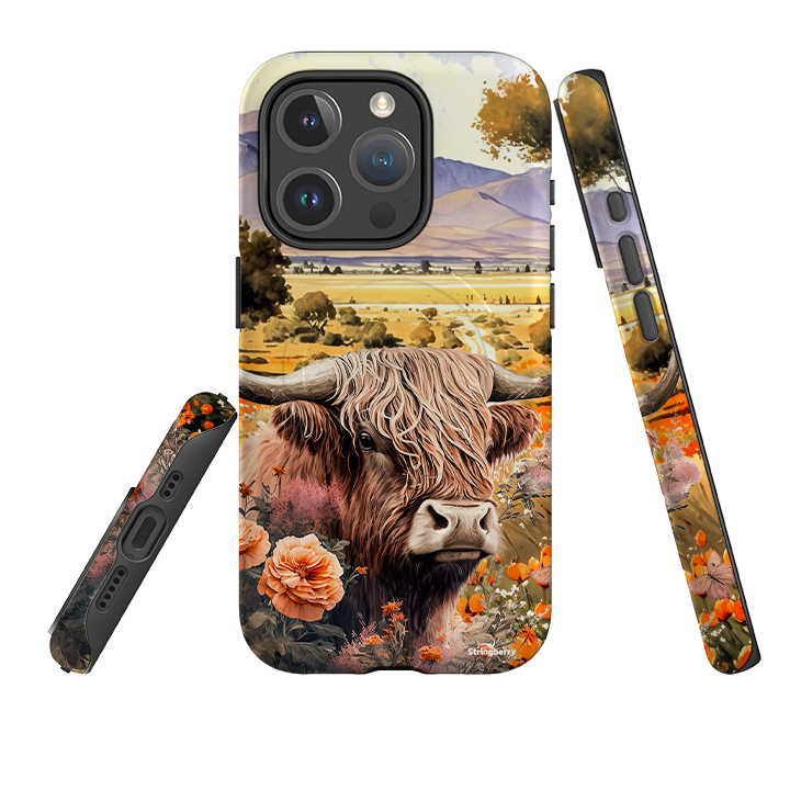 iPhone MagSafe Tough Case - Highland Cow III